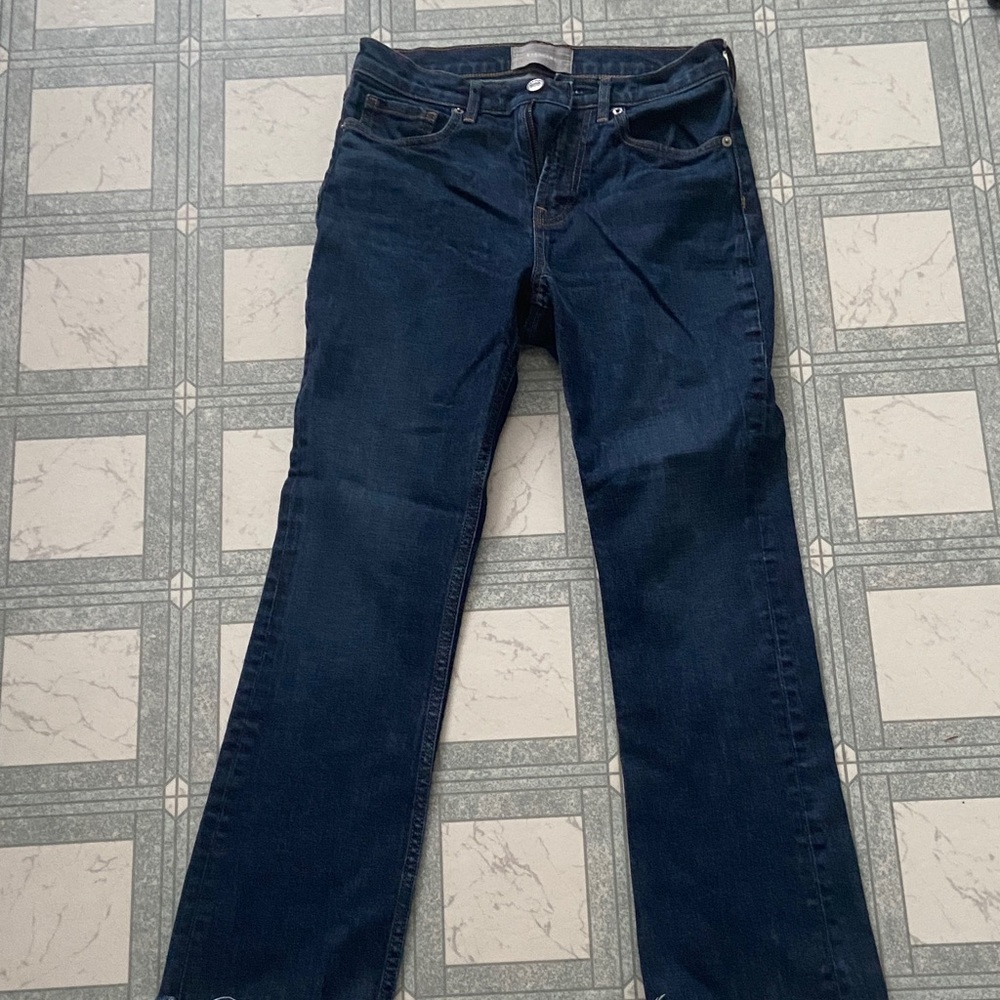 NWOT Everlane Navy Straight Leg Jeans